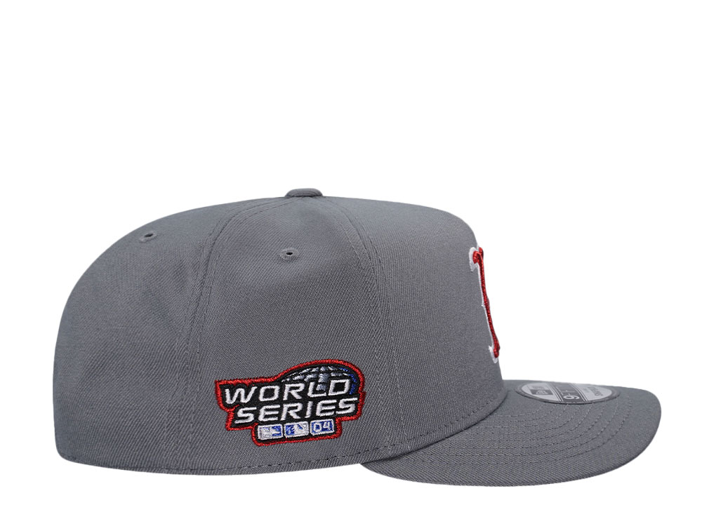 New Era Boston Red Sox World Series 2004 Gray Metallic Edition 9Fifty A Frame Snapback Cap