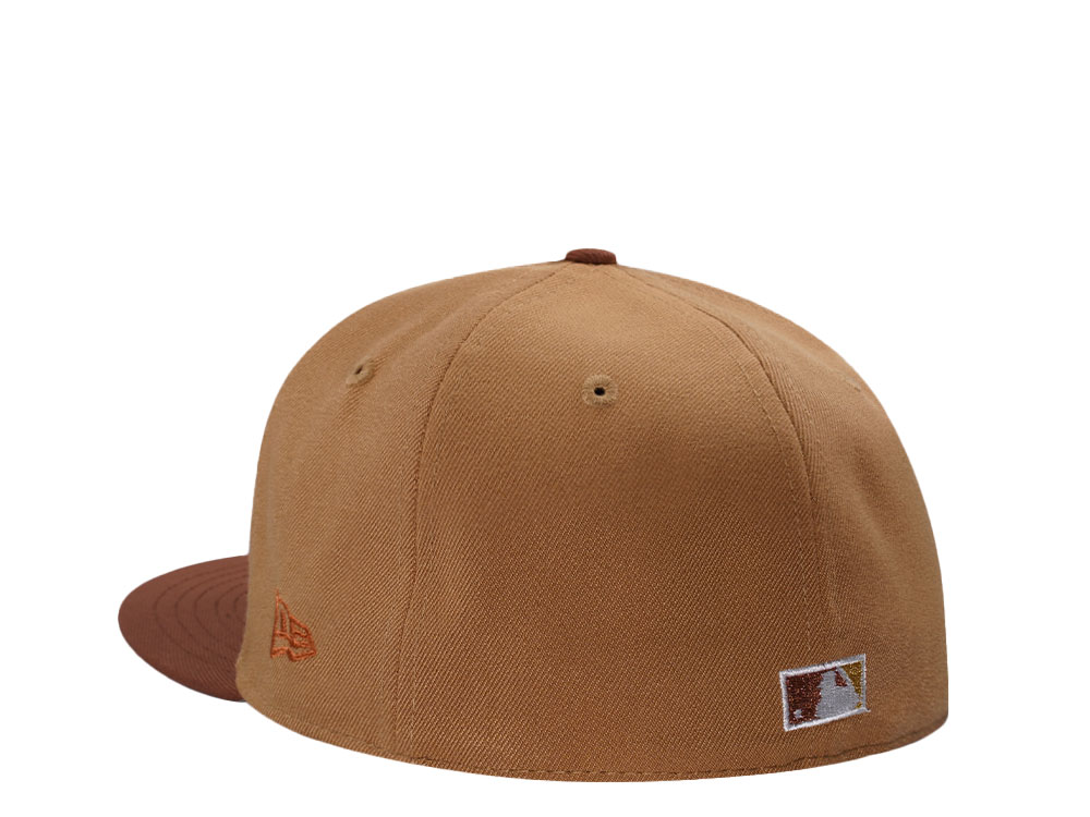 New Era Houston Astros Inaugural Season 2000 Wheat Two Tone Edition 59Fifty Fitted Cap