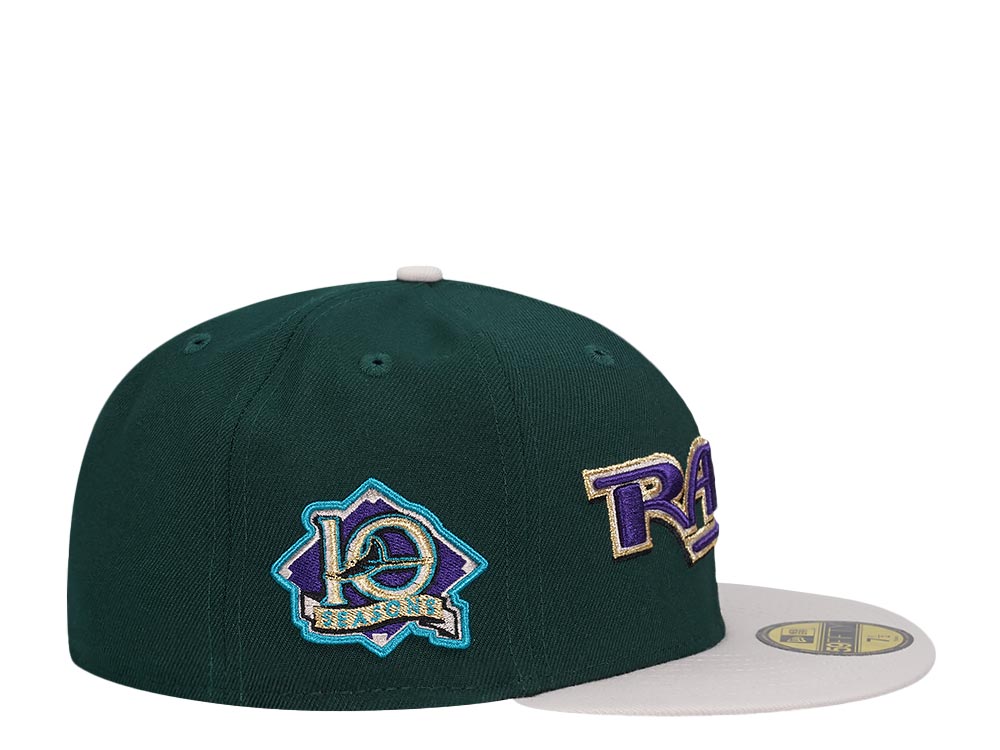 New Era Tampa Bay Rays 10 Seasons Color Flip Two Tone Edition 59Fifty Fitted Cap