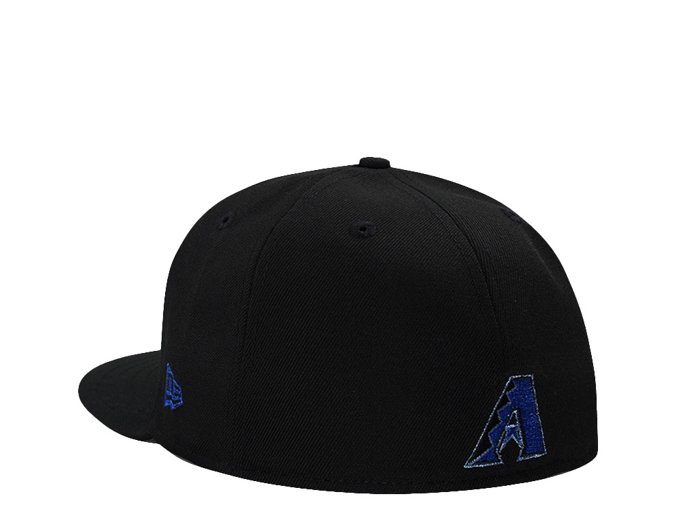 New Era Arizona Diamondbacks Inaugural Season Metallic Black Prime Edition 59Fifty Fitted Cap