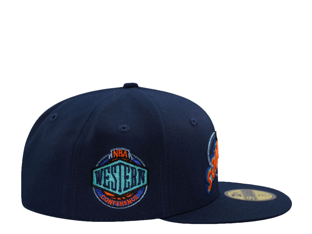New Era Seattle Supersonics NBA Western Conference Navy Prime Edition 59Fifty Fitted Cap