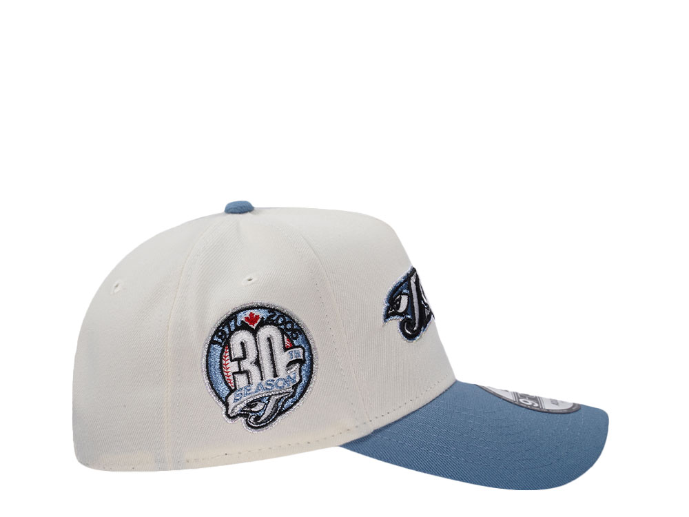 New Era Toronto Blue Jays 30 Season Chrome Two Tone Edition 9Forty A Frame Snapback Cap