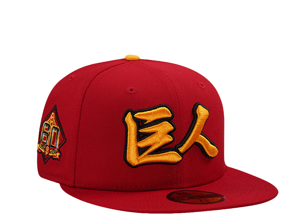 New Era San Francisco Giants 60th Anniversary Scarlet Prime Edition 59Fifty Fitted Cap
