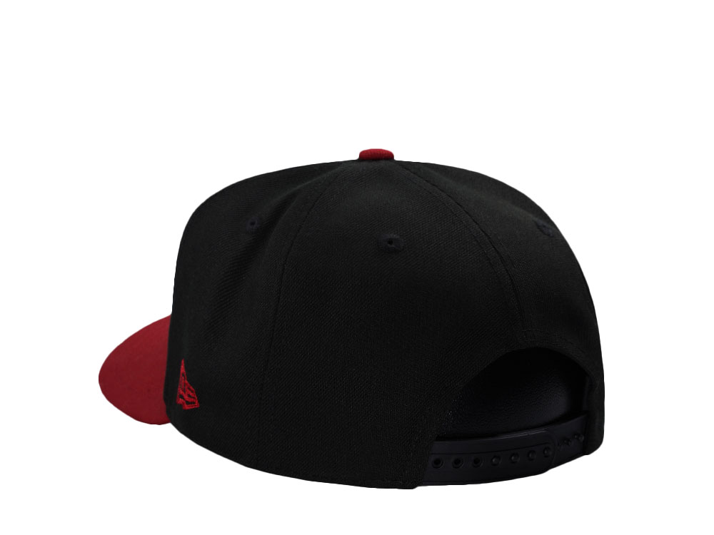 New Era Seattle Supersonics NBA Western Conference Black Two Tone Edition 9Fifty A Frame Snapback Cap