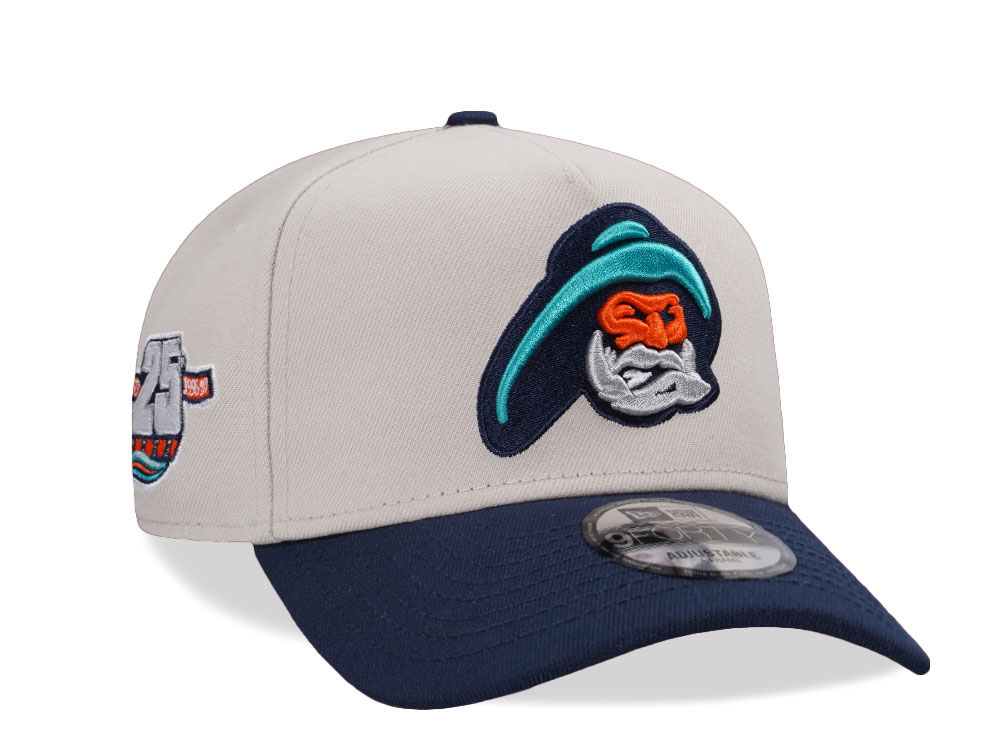New Era New York Islanders 25th Anniversary Stone Two Tone Edition 9Forty A Frame Snapback Cap