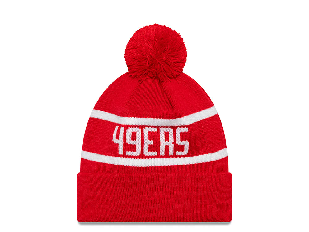 New Era San Francisco 49ers On The Cuff Jake Red Knit