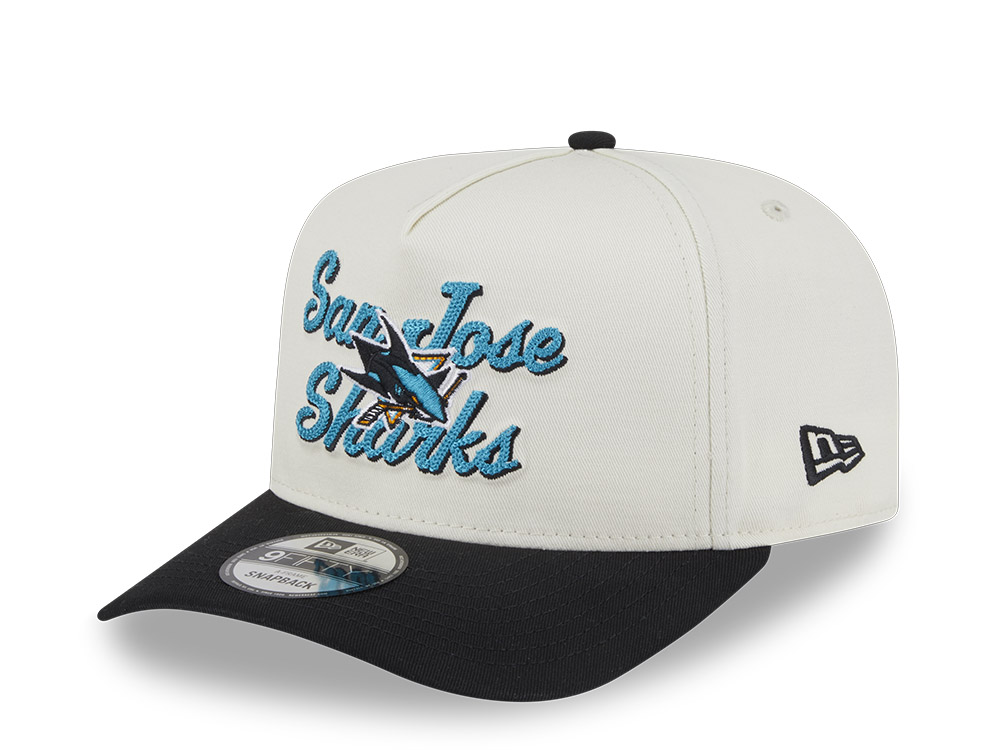 New Era San Jose Sharks Chainstitch 9Fifty A Frame Snapback Cap