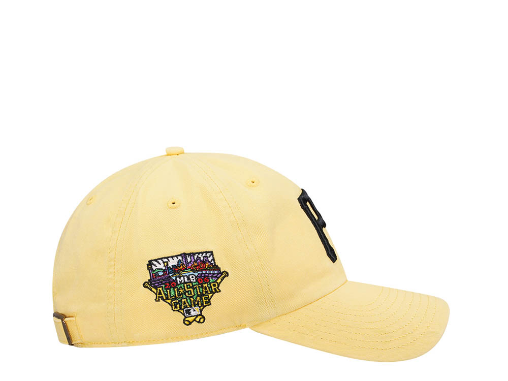 47Brand Pittsburgh Pirates All Star Game 2006 Maize Double Under Clean Up Strapback Cap