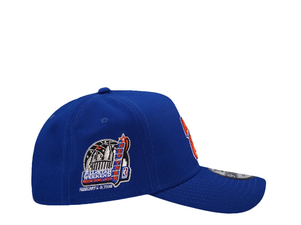 New Era New York Knicks All Star Game 1998 Blue Prime Edition 9Forty A Frame Snapback Cap