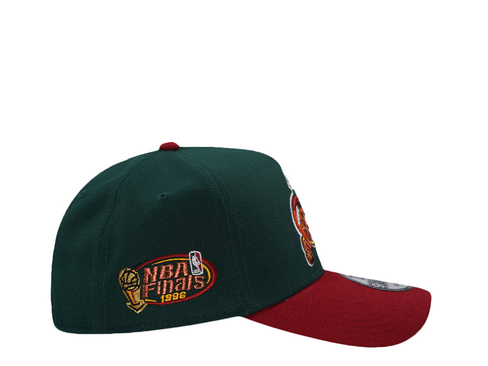 New Era Seattle Supersonics NBA Finals 1996 Green Two Tone Edition 9Forty A Frame Snapback Cap