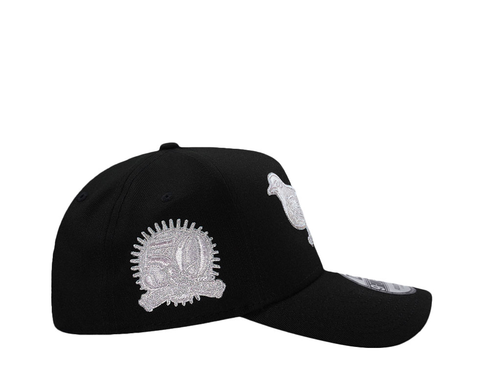New Era Baltimore Orioles 50th Anniversary Black Metallic Edition 9Forty A Frame Snapback Cap