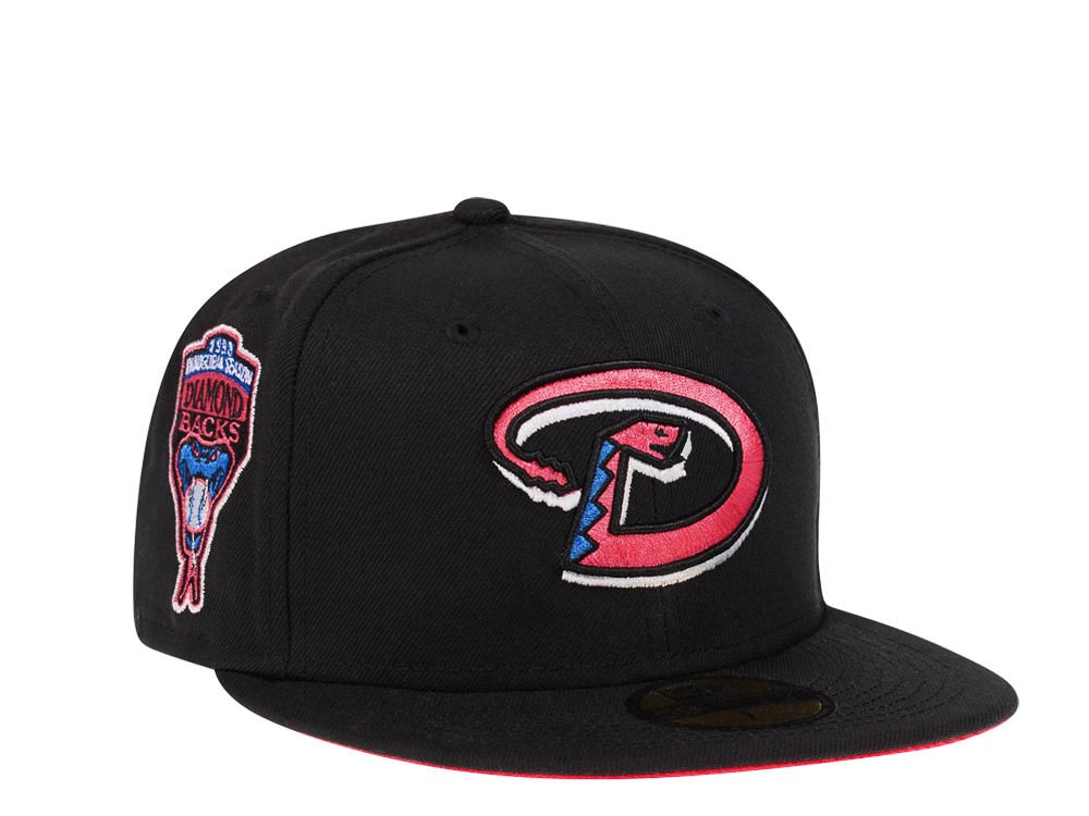 New Era Arizona Diamondbacks Inaugural Season 1998 Black Lava Edition 59Fifty Fitted Cap