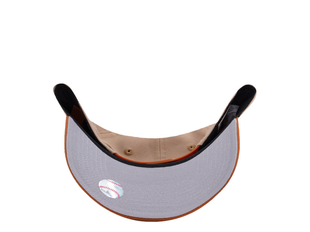 New Era New York Yankees World Series 2000 Pumpkin Spice Edition 9Forty A Frame Snapback Cap