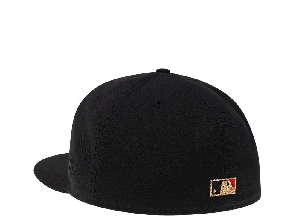 New Era Tampa Bay Rays Inaugural Season 1998 Black Gold Prime Edition 59Fifty Fitted Cap
