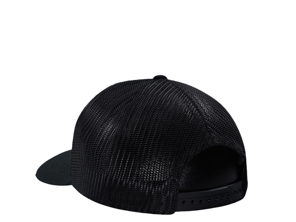 John Deere Black Mesh Trucker Snapback Cap