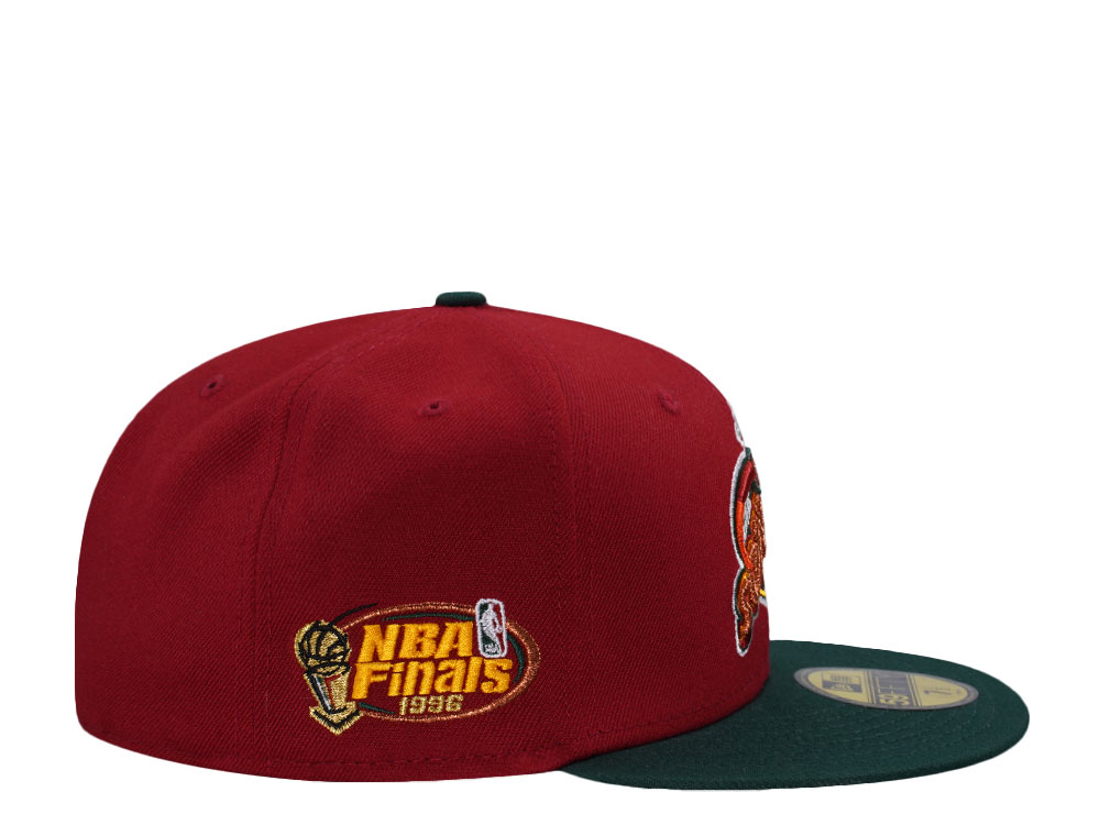 New Era Seattle Supersonics NBA Finals 1996 Red Two Tone Edition 59Fifty Fitted Cap