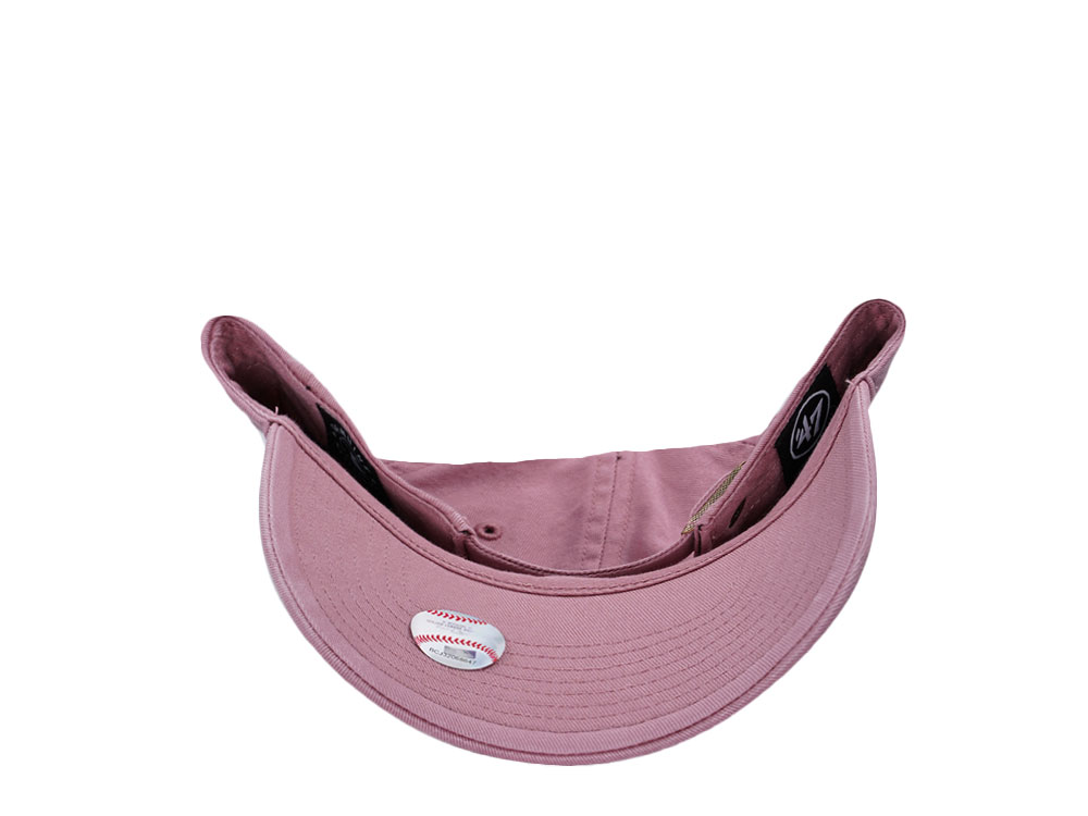 47Brand Los Angeles Dodgers Mauve Clean up Strapback Cap