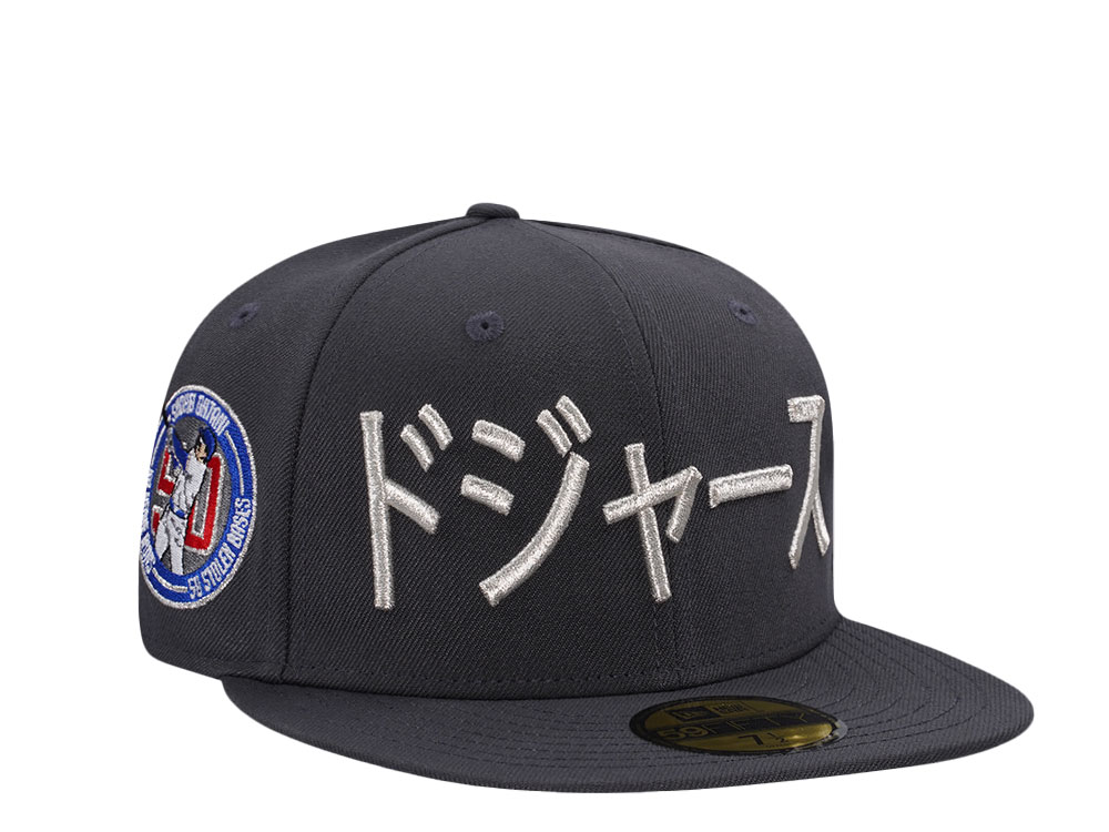 New Era Los Angeles Dodgers Ohtani 50 50 Season Dark Graphite Prime Edition 59Fifty Fitted Cap