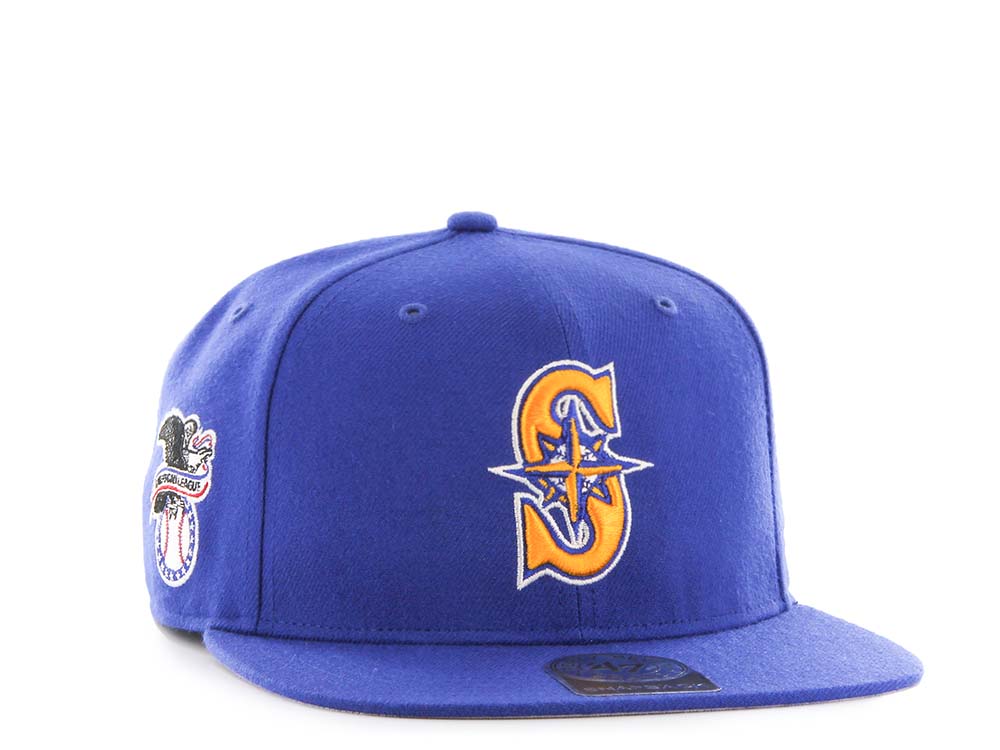 47Brand Seattle Mariners Sure Shot Captain Snapback Cap