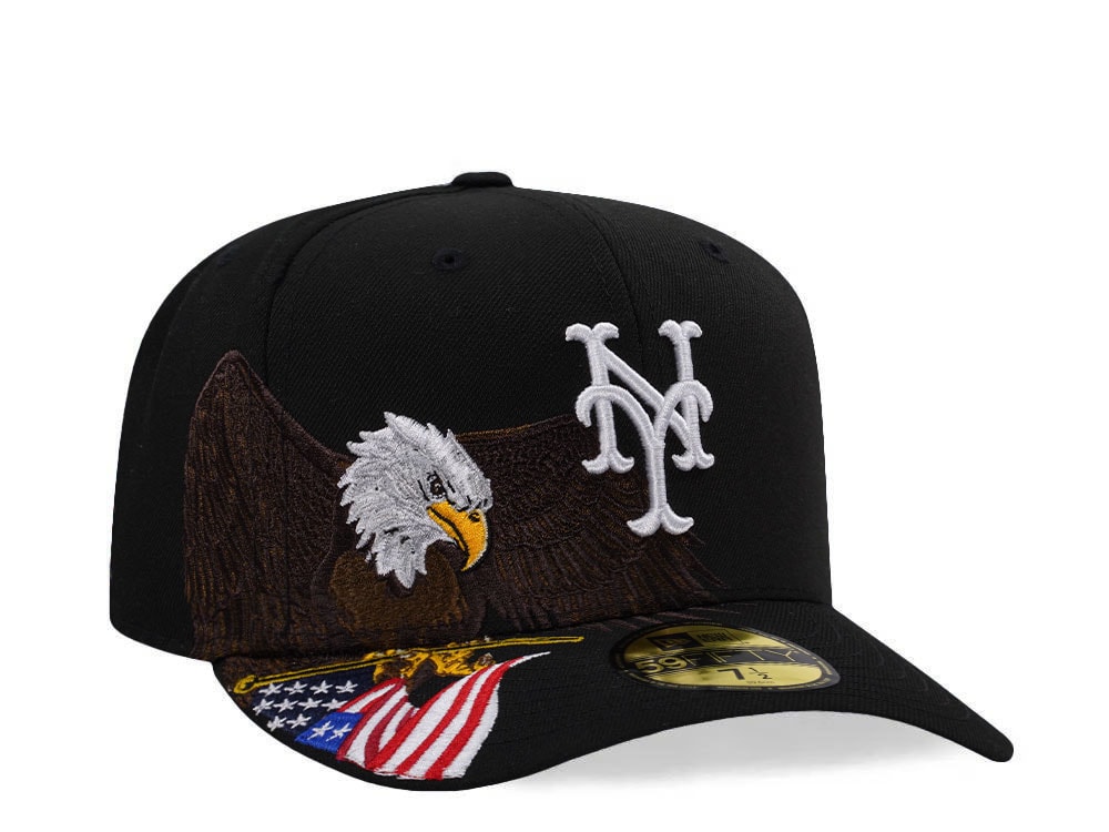 New Era New York Mets American Eagle Black Edition 59Fifty Fitted Cap