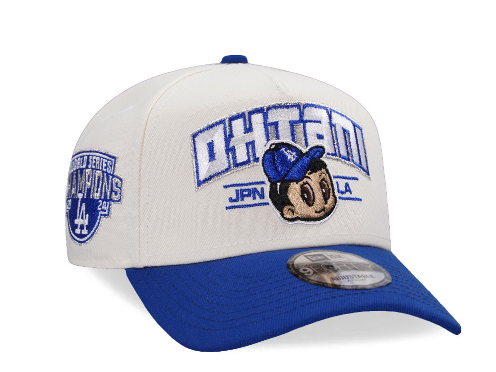 New Era Los Angeles Dodgers Ohtani World Series Champs 2024 Chrome Two Tone Edition 9Forty A Frame Snapback Cap