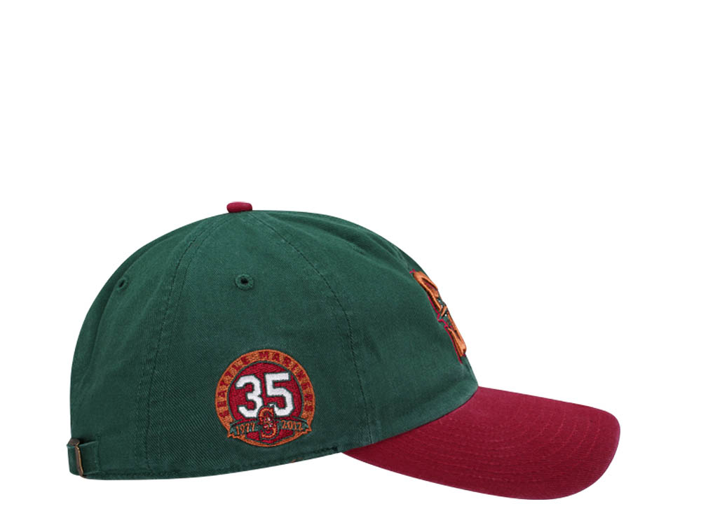 47Brand Seattle Mariners Cooperstown Dark Green Clean Up Strapback Cap