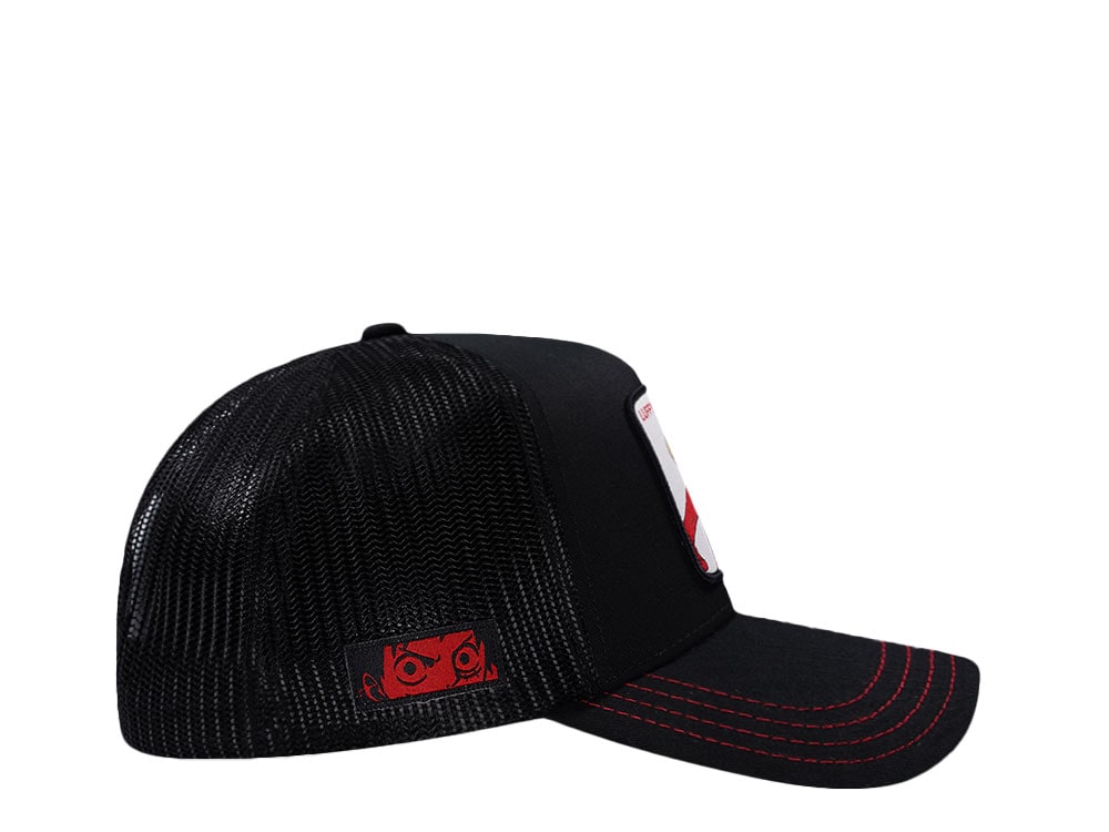 Capslab One Piece Luffy Black Trucker Snapback Cap