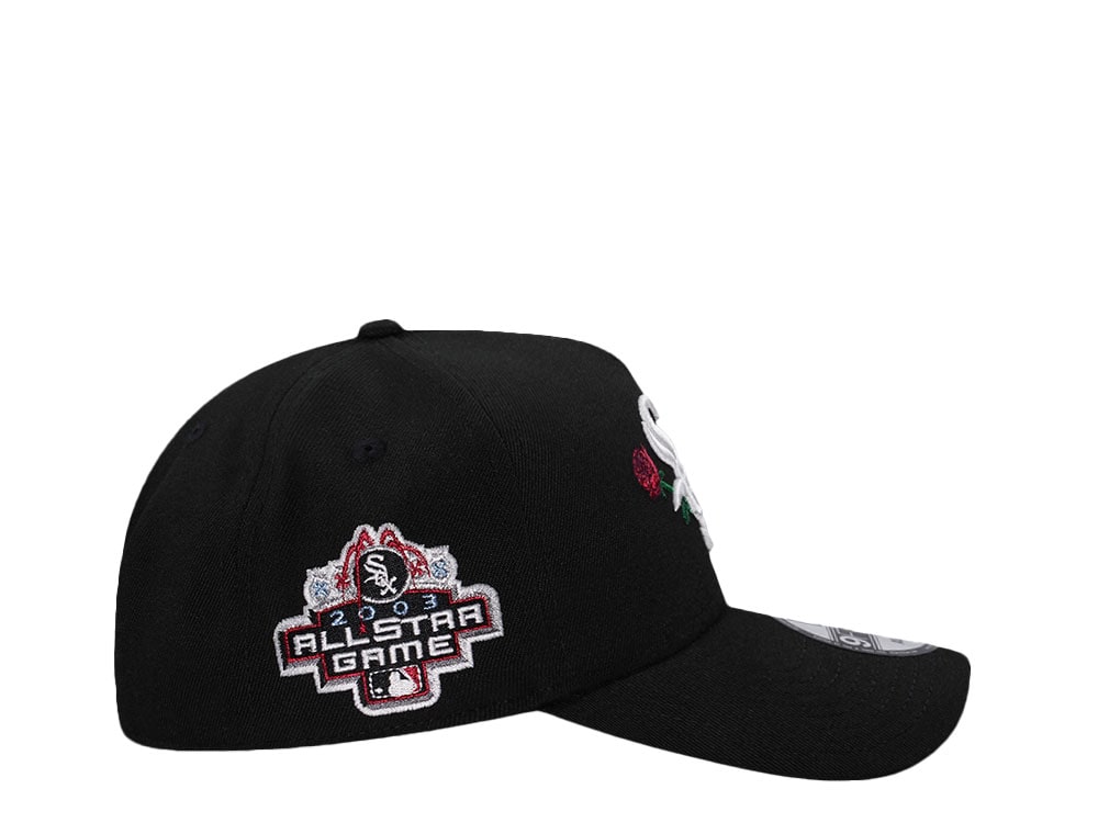 New Era Chicago White Sox World Series 2003 Rose Black Prime Edition 9Forty A Frame Snapback Cap