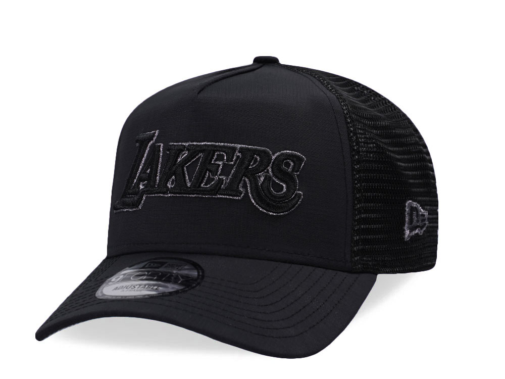 New Era Los Angeles Lakers Titanium Trucker Edition 9Forty A Frame Snapback Cap