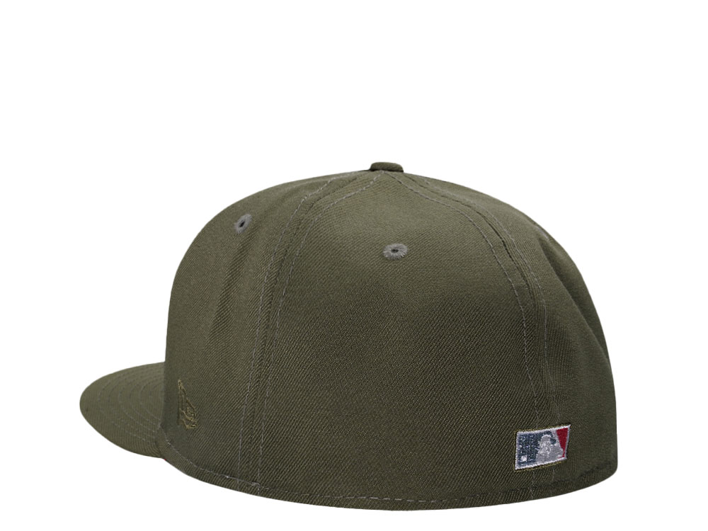 New Era Minnesota Twins 50 Seasons Olive Metallic Edition 59Fifty Fitted Cap