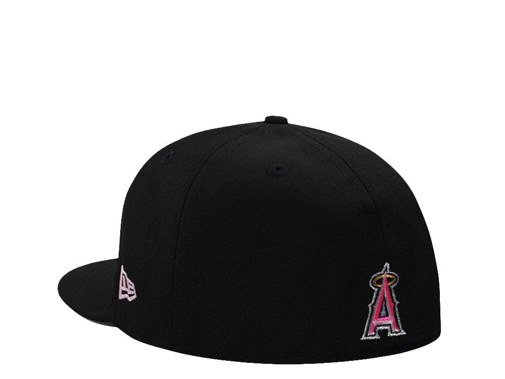 New Era Anaheim Angels 50th Anniversary Clouds Black Prime Edition 59Fifty Fitted Cap