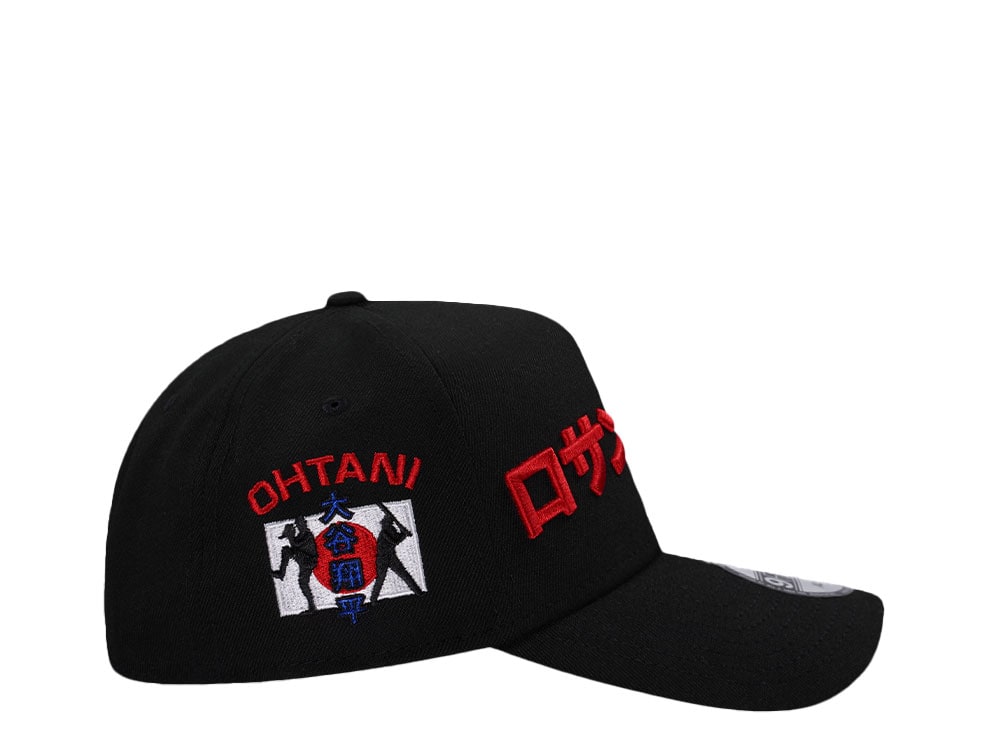 New Era Los Angeles Dodgers Shohei Ohtani Black Red Prime Edition 9Forty A Frame Snapback Cap