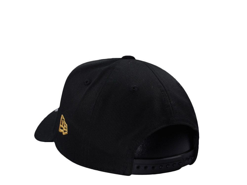 New Era Houston Texans Black Gold Edition 9Forty A Frame Snapback Cap