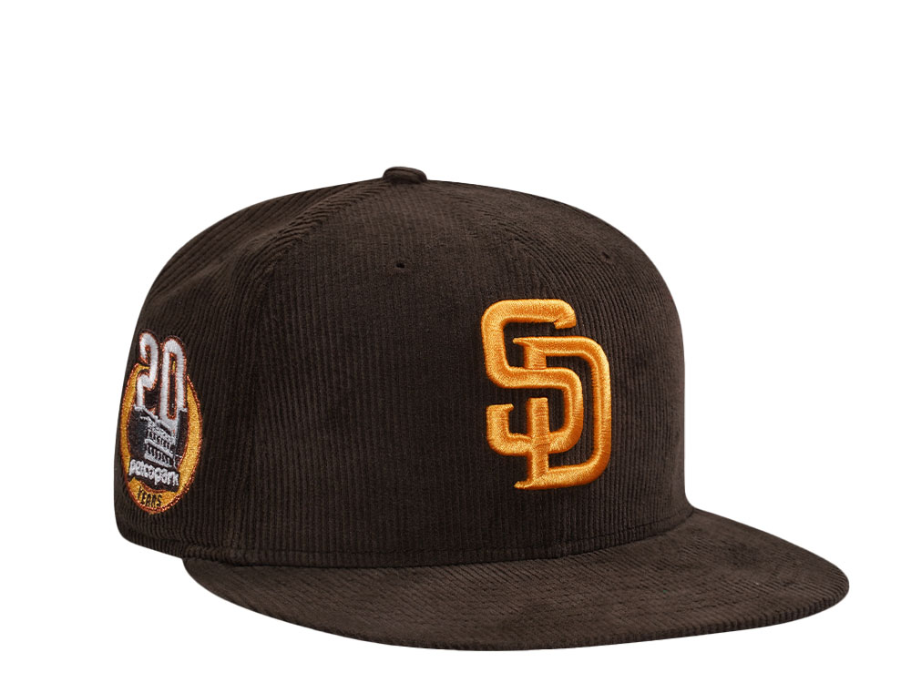 New Era San Diego Padres 20th Stadium Anniversary Corduroy Throwback Edition 59Fifty Fitted Cap