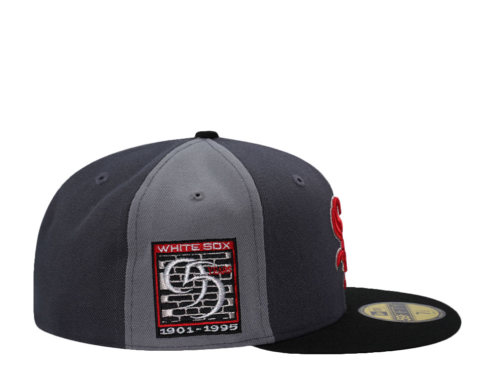 New Era Chicago White Sox 95th Anniversary Gray Pinwheel Edition 59Fifty Fitted Cap