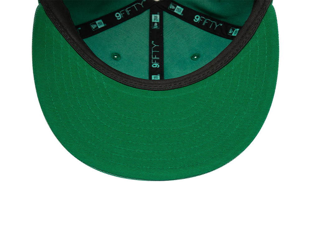 New Era Canvas Retro Crown Vintage Green 9Fifty Snapback Cap