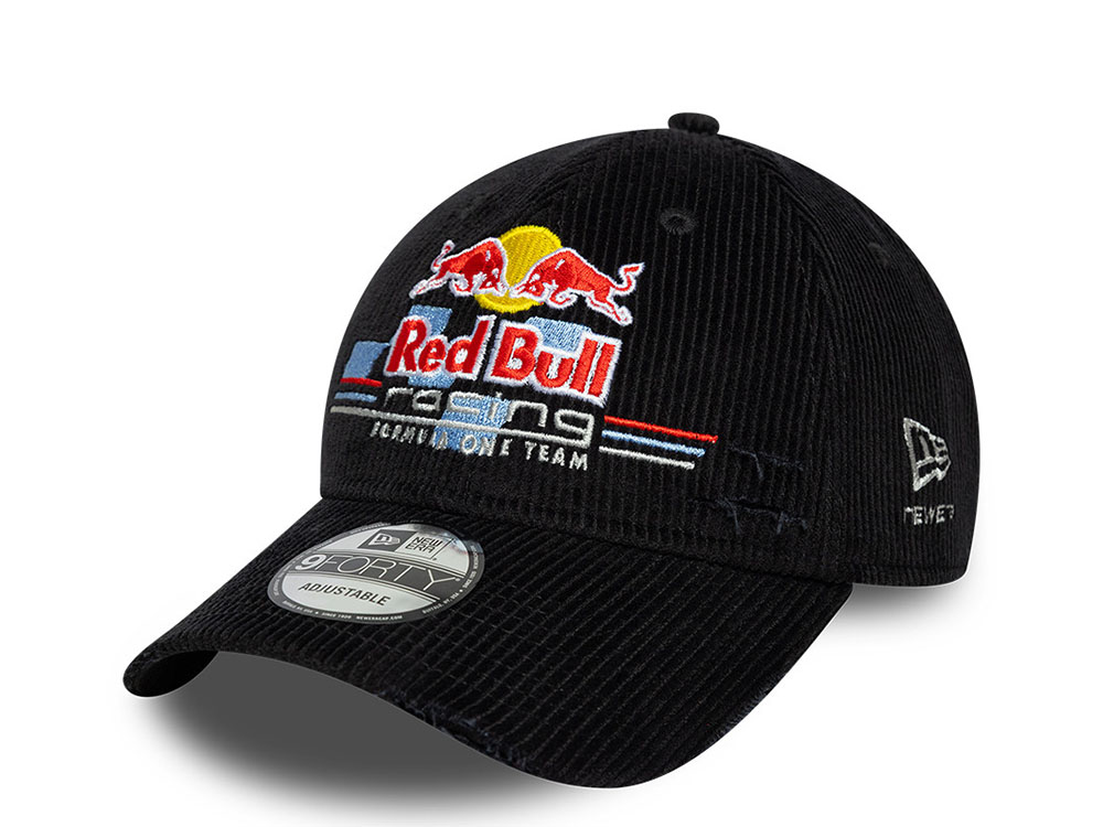 New Era Red Bull Racing Corduroy Black 9Forty Snapback Cap