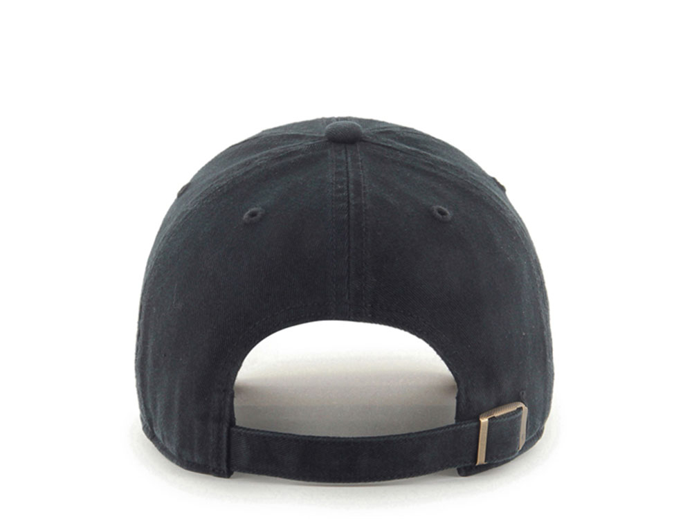 47Brand New York Jets Black Classic Edition Clean Up Strapback Cap