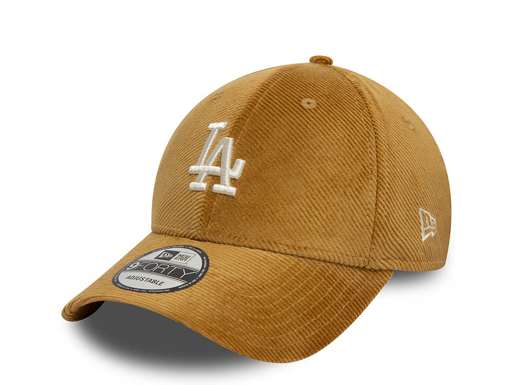 New Era Los Angeles Dodgers Cord Brown 9Forty Snapback Cap