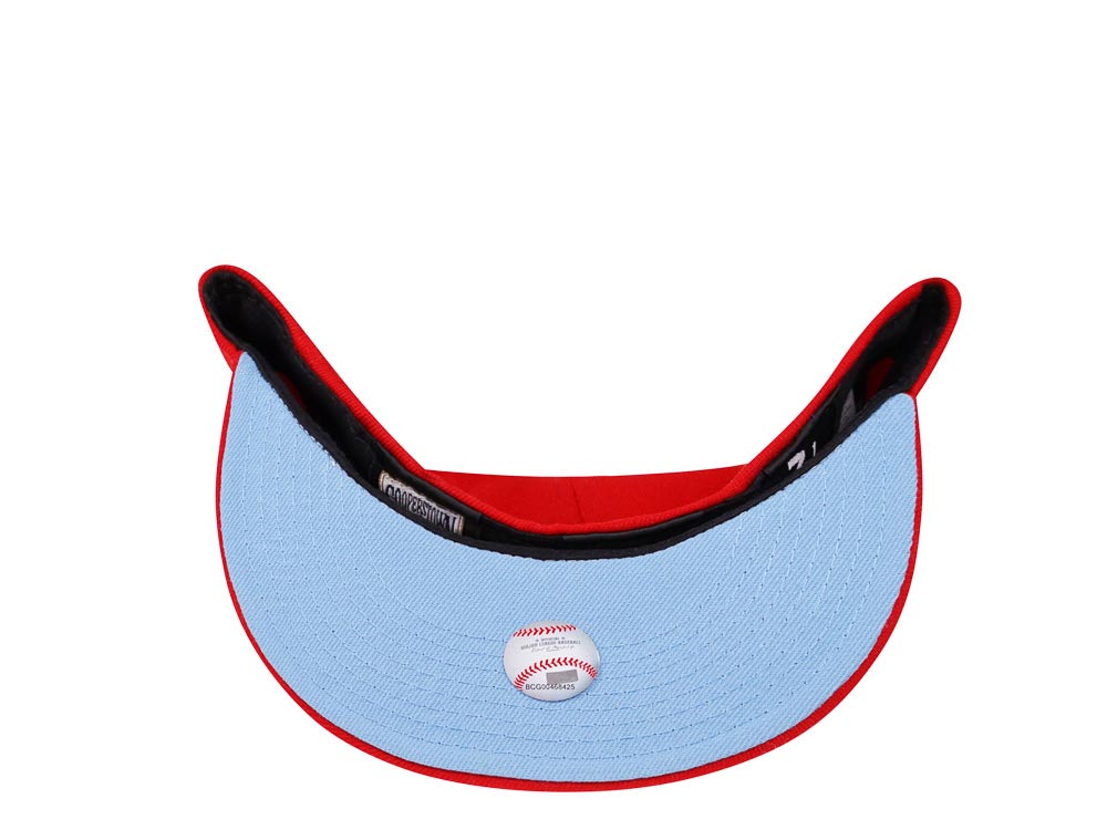 New Era New York Mets World Series 2000 Red Glacier Blue Edition 59Fifty Fitted Cap