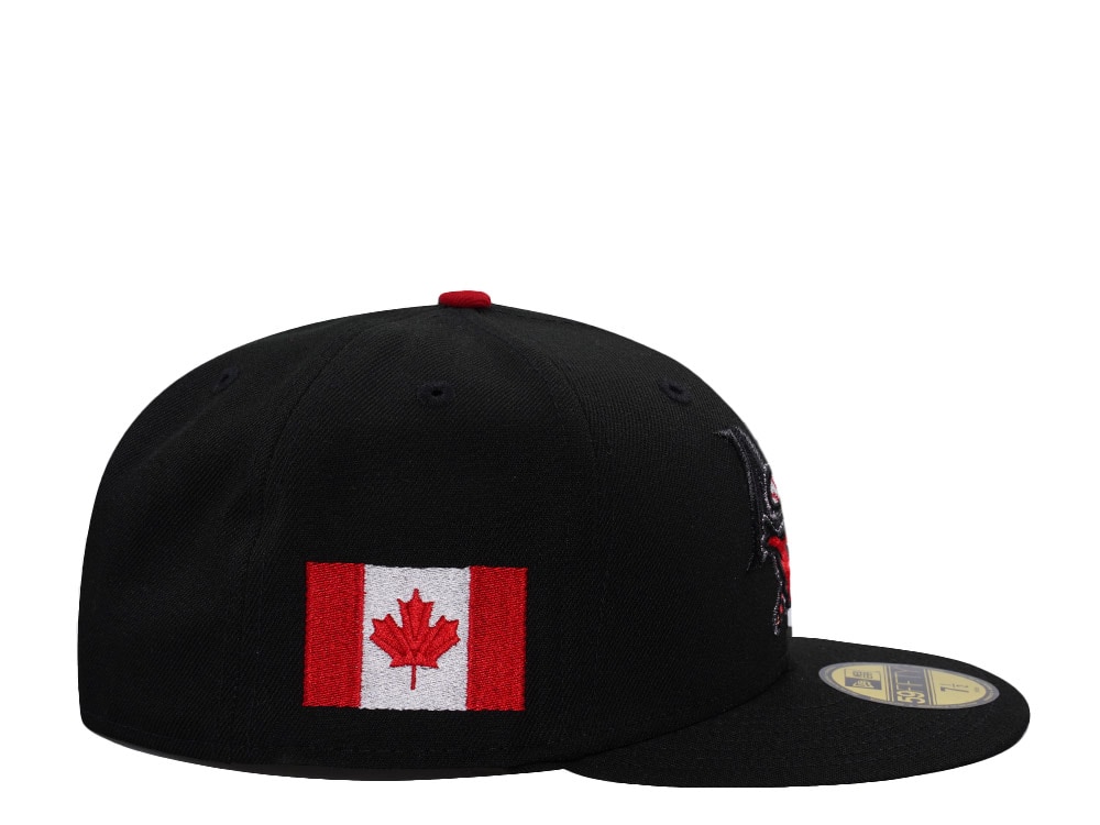 New Era Medicine Hat Blue Jays Canada Black Prime Edition 59Fifty Fitted Cap