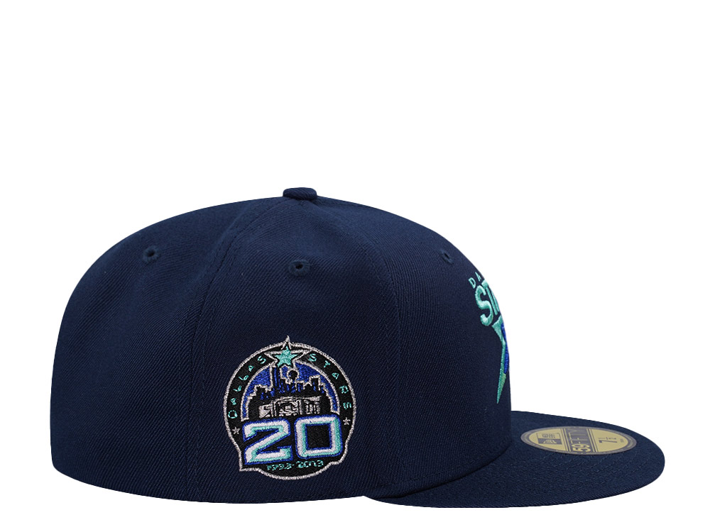 New Era Dallas Stars 20th Anniversary Ocean Blue Prime Edition 59Fifty Fitted Cap