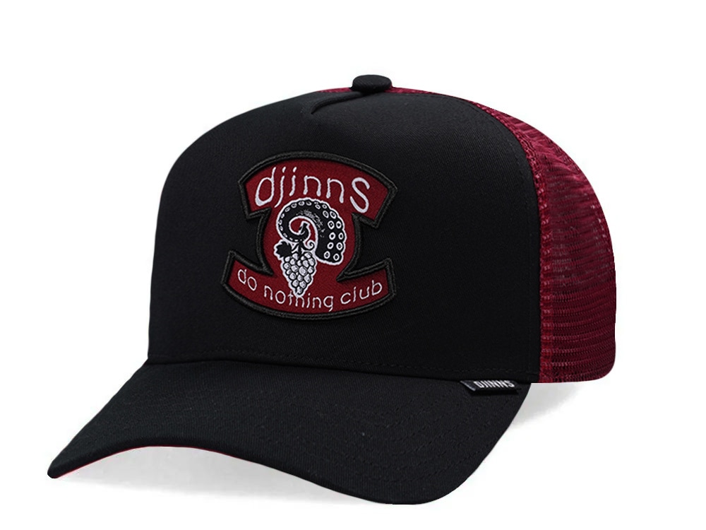 Djinns HFT OctoGrape Black Trucker Snapback Cap