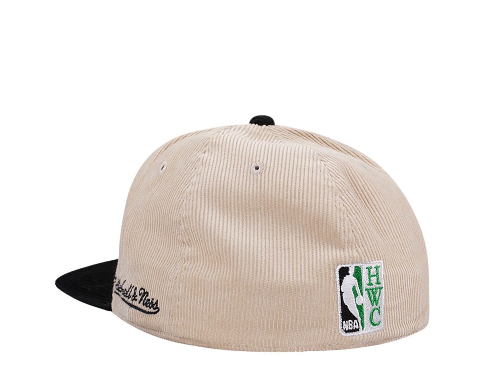 Mitchell & Ness Boston Celtics Finals 2008 Two Tone Hardwood Classic Cord Edition Dynasty Fitted Cap