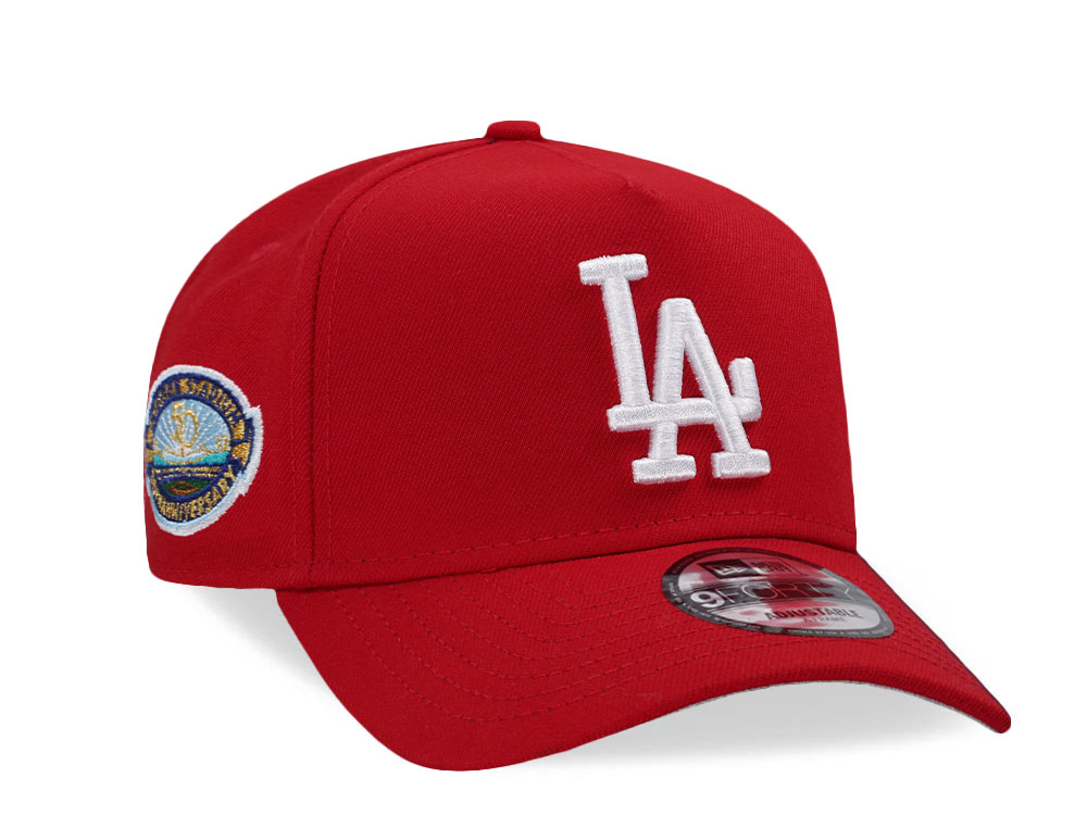 New Era Los Angeles Dodgers 50th Anniversary Red Prime Edition 9Forty A Frame Snapback Cap