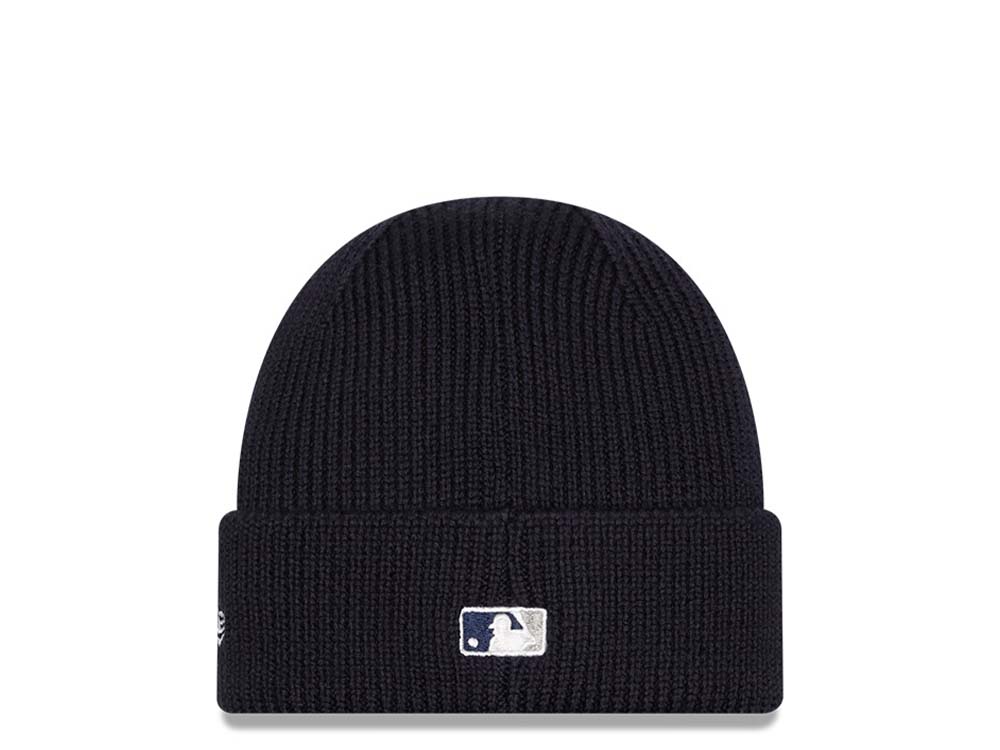 New Era New York Yankees Skull Navy Knit