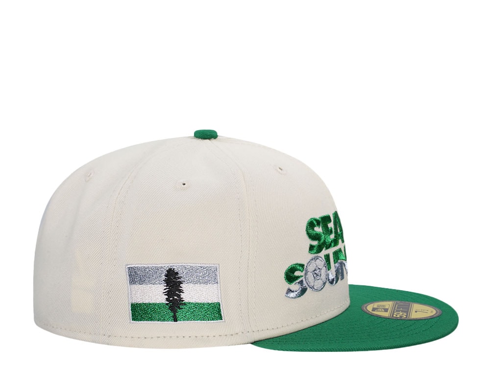 New Era Seattle Sounders Chrome Two Tone Edition 59Fifty Fitted Cap