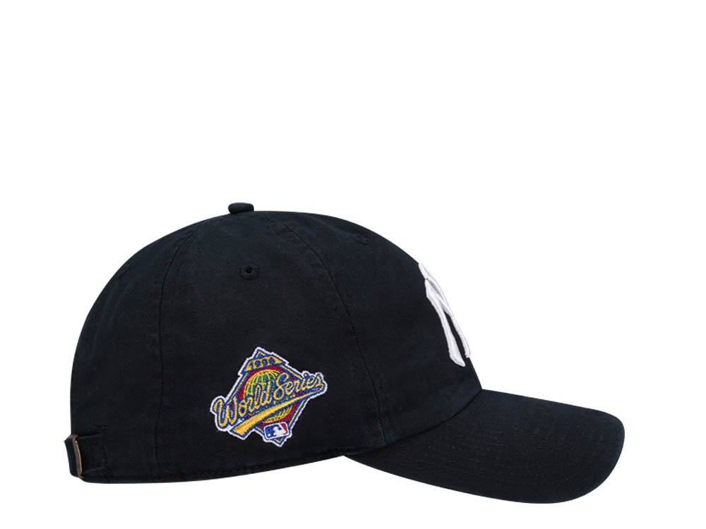 47Brand New York Yankees World Series 1996 Black Clean Up Strapback Cap