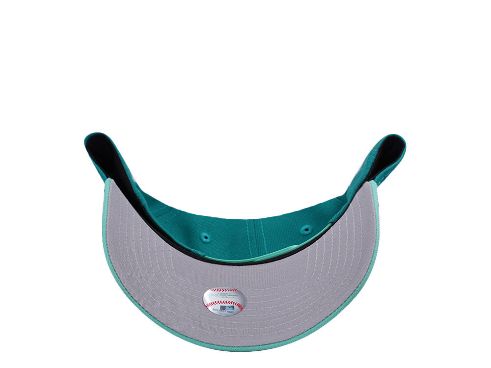 New Era Los Angeles Dodgers World Series Champions Green Two Tone Edition 9Forty A Frame Snapback Cap