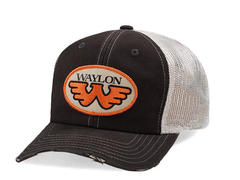 American Needle Waylon Jen Orville Black Edition Trucker Snapback Cap